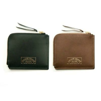 新品 アンカーブリッジ Short Zip Wallet 01 Short Zip Wallet 01 - Waxed 3 colors | Anchor Bridge