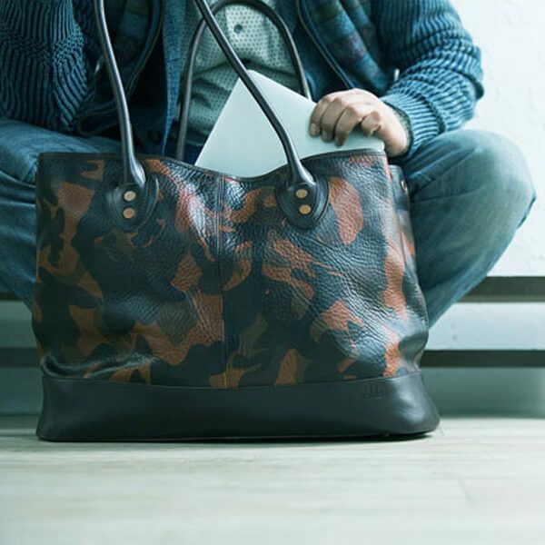 レビューを書く - モブリス Camo Leather Tote Bag トートバッグ 