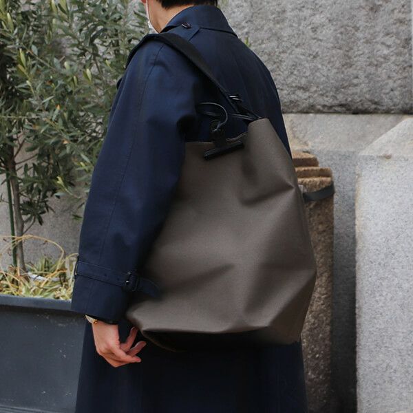 ジンモン CLIP Bucket large ショルダーストラップ調整可能