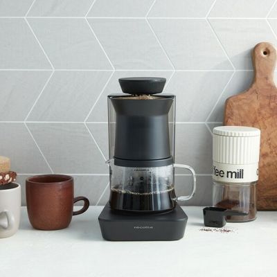 【momo】新品　グラインド & ドリップコーヒーメーカー recolte グラインド & ドリップコーヒーメーカー フィーカ | récolte