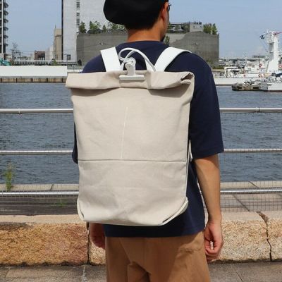 ジンモン CLIP BACKPACK バックパック ホワイト JINMON | フリー