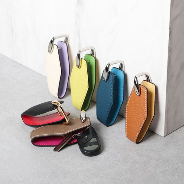 ドロップス東京 ダイヤモンドシェイプキーケース ダービー×シェーブル