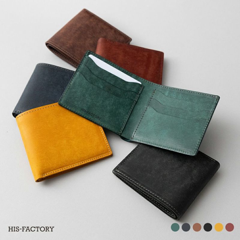 ヒズファクトリー ドピア 二つ折り財布 札入れ HIS-FACTORY | フリー